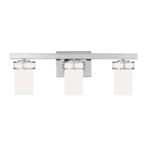 Generation Lighting. - 4421603-05 - Three Light Wall / Bath - Robie - Chrome