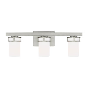 Generation Lighting. - 4421603-962 - Three Light Wall / Bath - Robie - Brushed Nickel