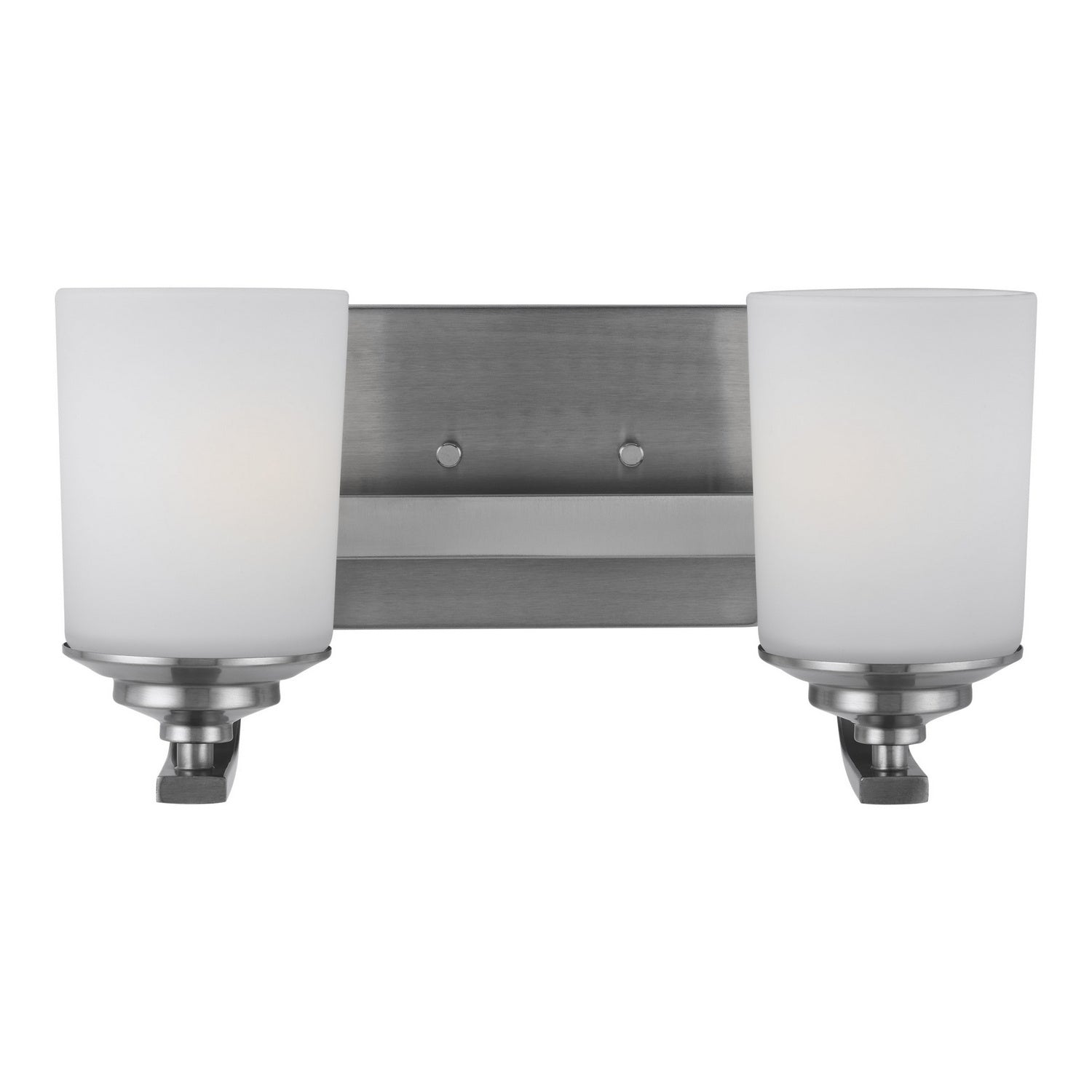 Generation Lighting. - 4430702-962 - Two Light Wall / Bath - Kemal - Brushed Nickel