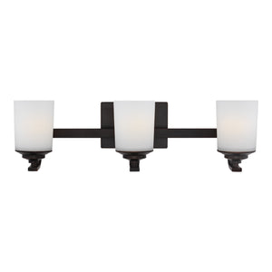 Generation Lighting. - 4430703-710 - Three Light Wall / Bath - Kemal - Bronze