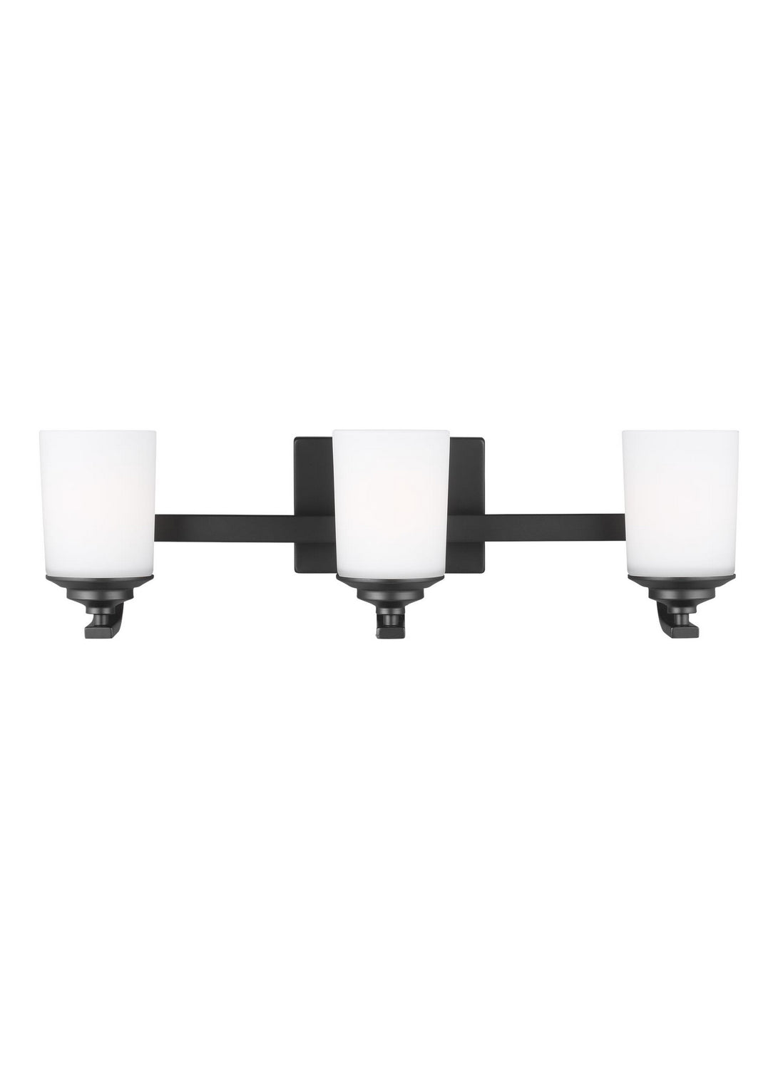 Generation Lighting. - 4430703EN3-112 - Three Light Wall / Bath - Kemal - Midnight Black