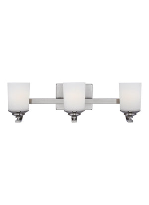 Generation Lighting. - 4430703EN3-962 - Three Light Wall / Bath - Kemal - Brushed Nickel