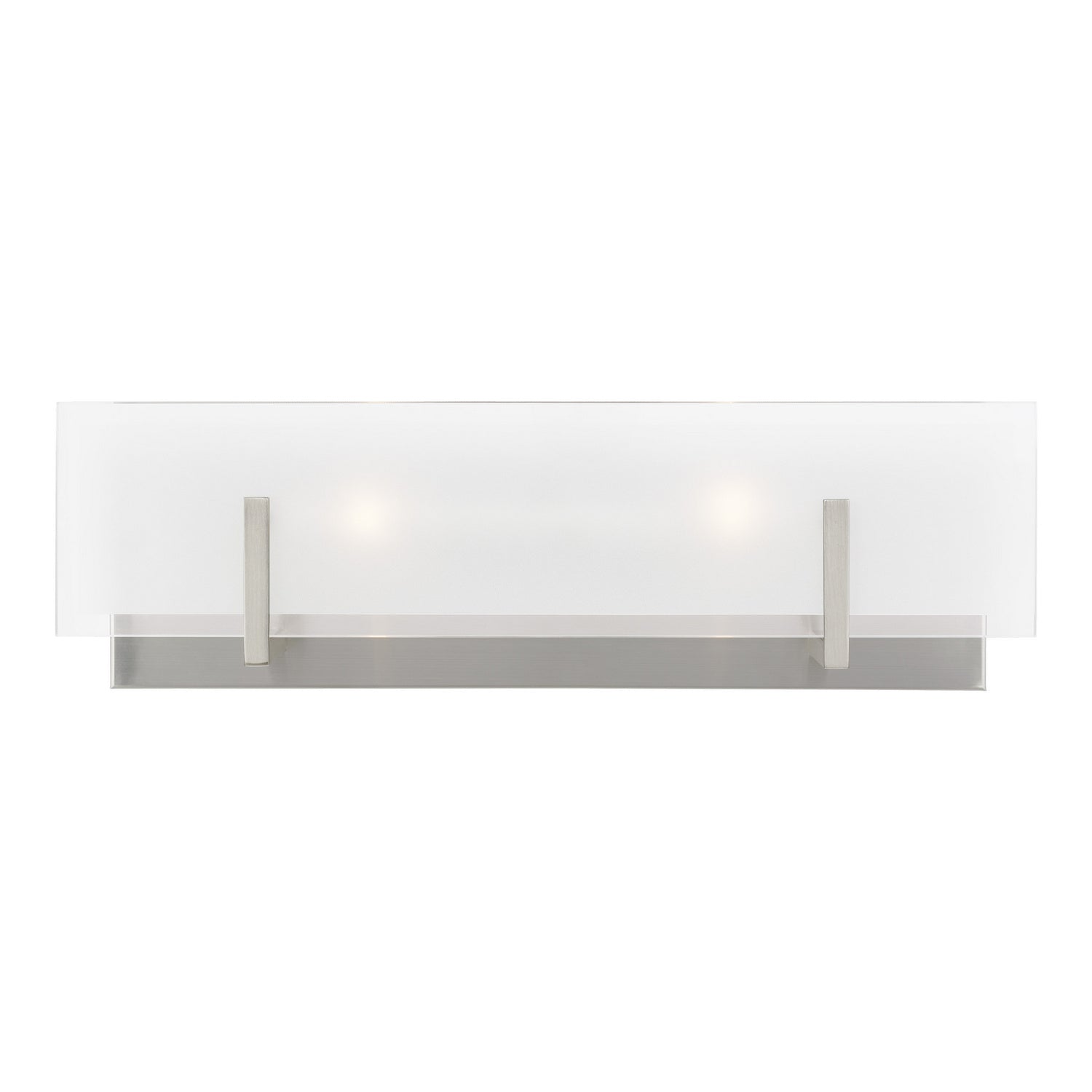 Visual Comfort Studio - 4430802EN-962 - Two Light Wall / Bath - Syll - Brushed Nickel