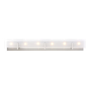 Visual Comfort Studio - 4430806EN-962 - Six Light Wall / Bath - Syll - Brushed Nickel