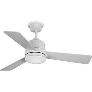 Progress Lighting - P2555-2830K - 44"Ceiling Fan - Trevina Ii - Satin White