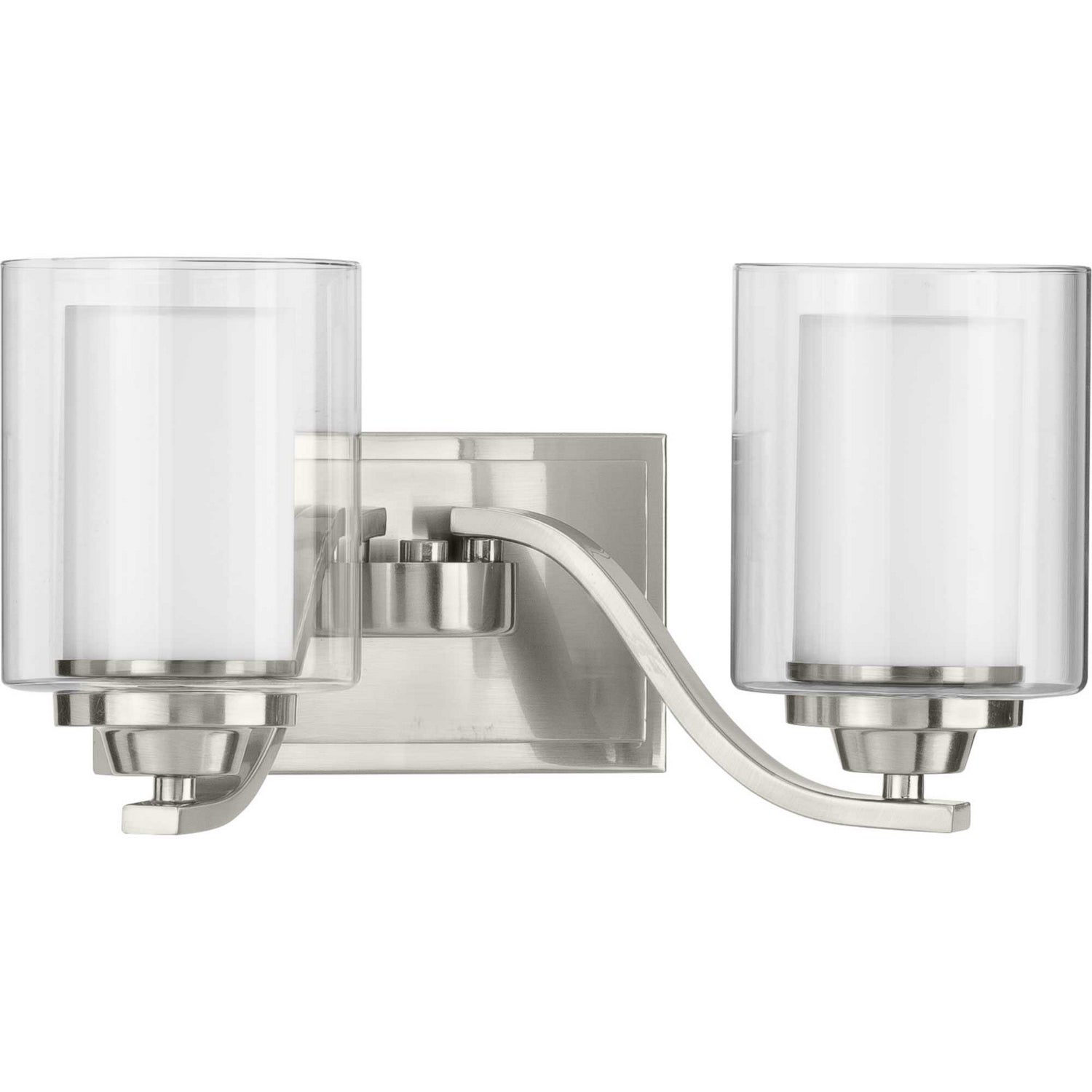 Progress Lighting - P300121-009 - Two Light Bath - Kene - Brushed Nickel