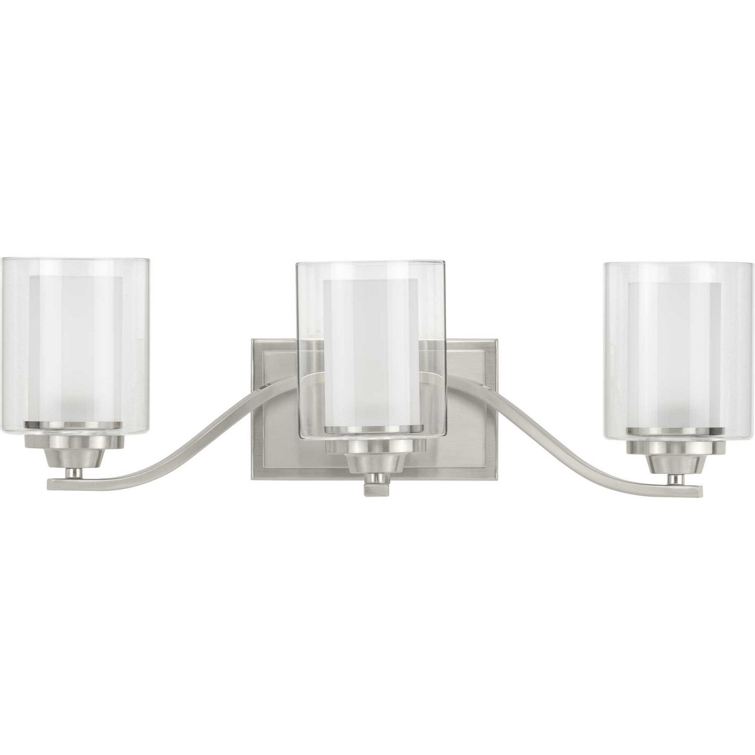 Progress Lighting - P300122-009 - Three Light Bath - Kene - Brushed Nickel