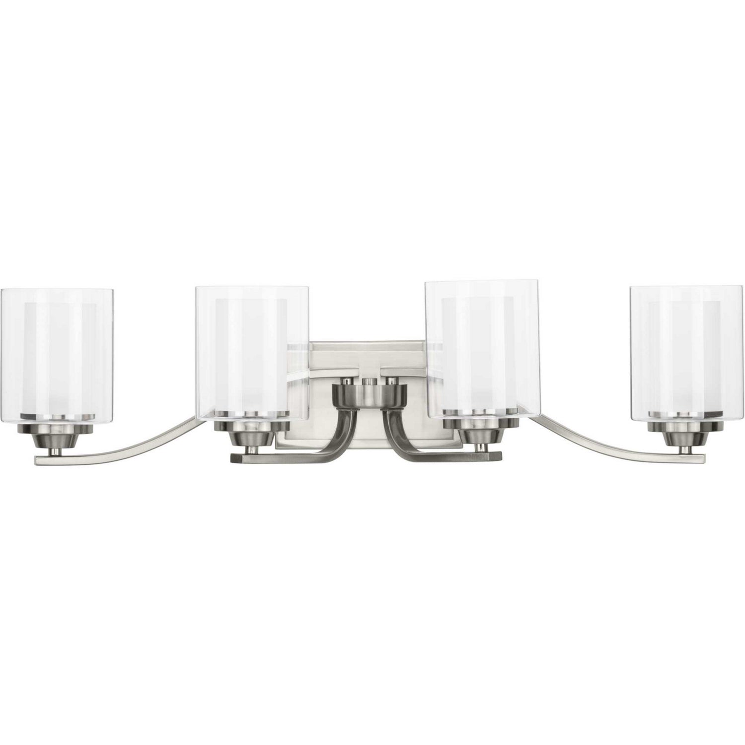 Progress Lighting - P300123-009 - Four Light Bath - Kene - Brushed Nickel