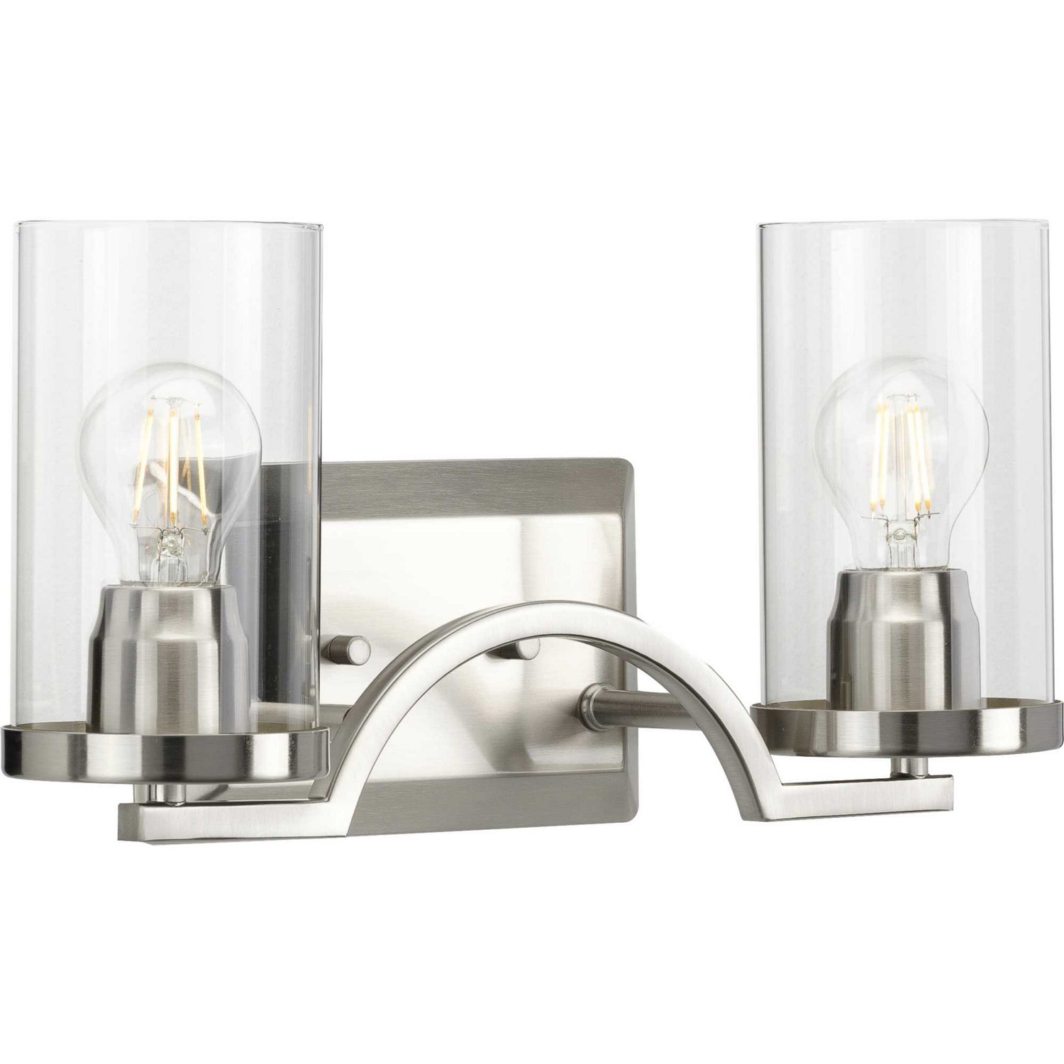 Progress Lighting - P300257-009 - Two Light Bath - Lassiter - Brushed Nickel