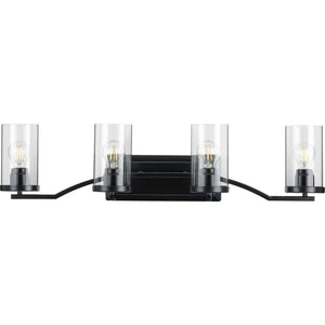 Progress Lighting - P300259-031 - Four Light Bath - Lassiter - Black