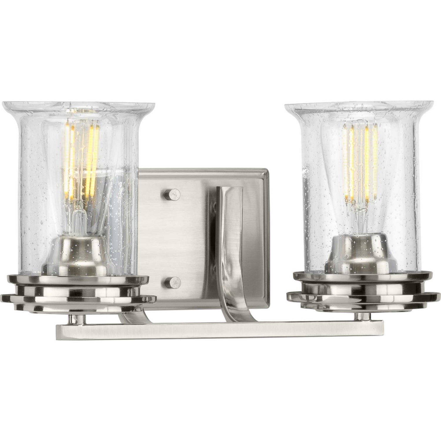 Progress Lighting - P300273-009 - Two Light Bath - Winslett - Brushed Nickel