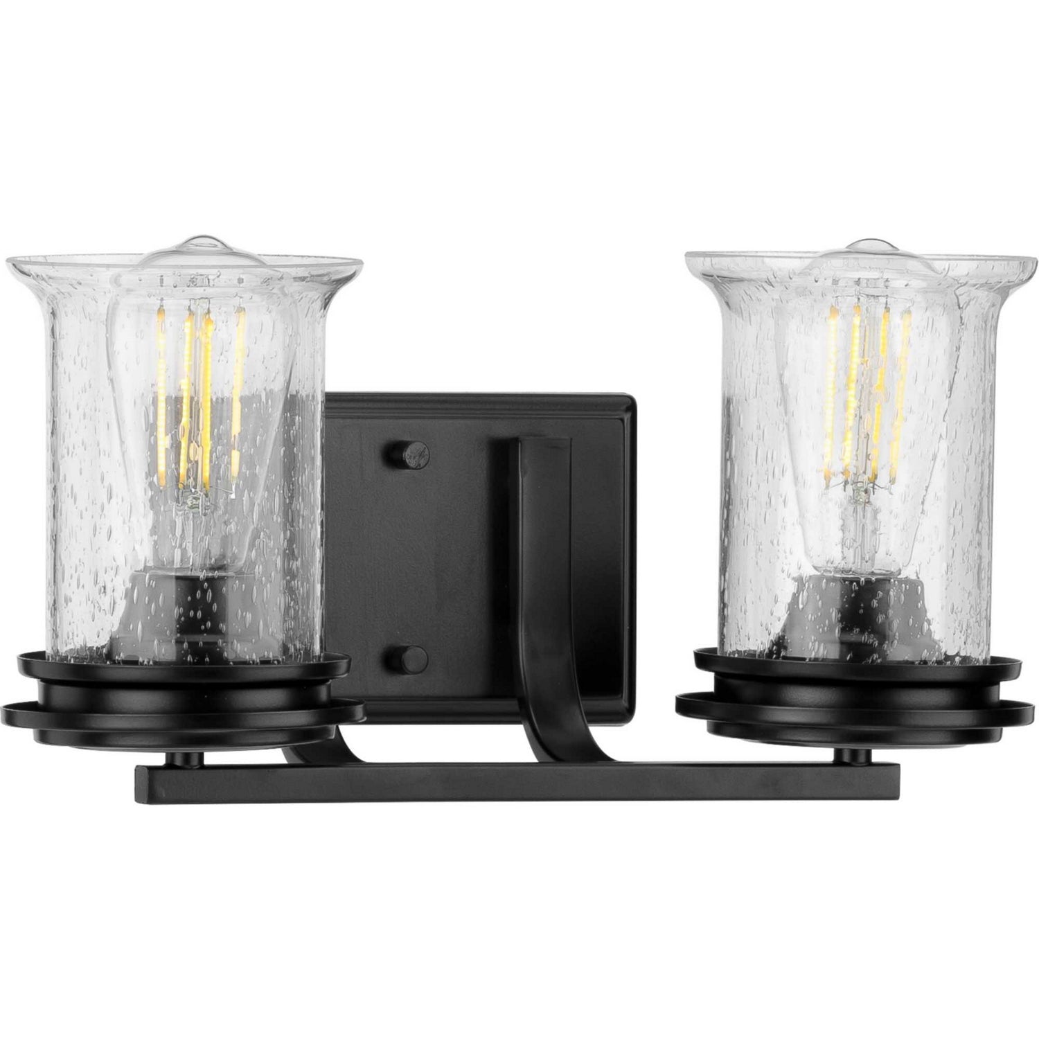 Progress Lighting - P300273-031 - Two Light Bath - Winslett - Black