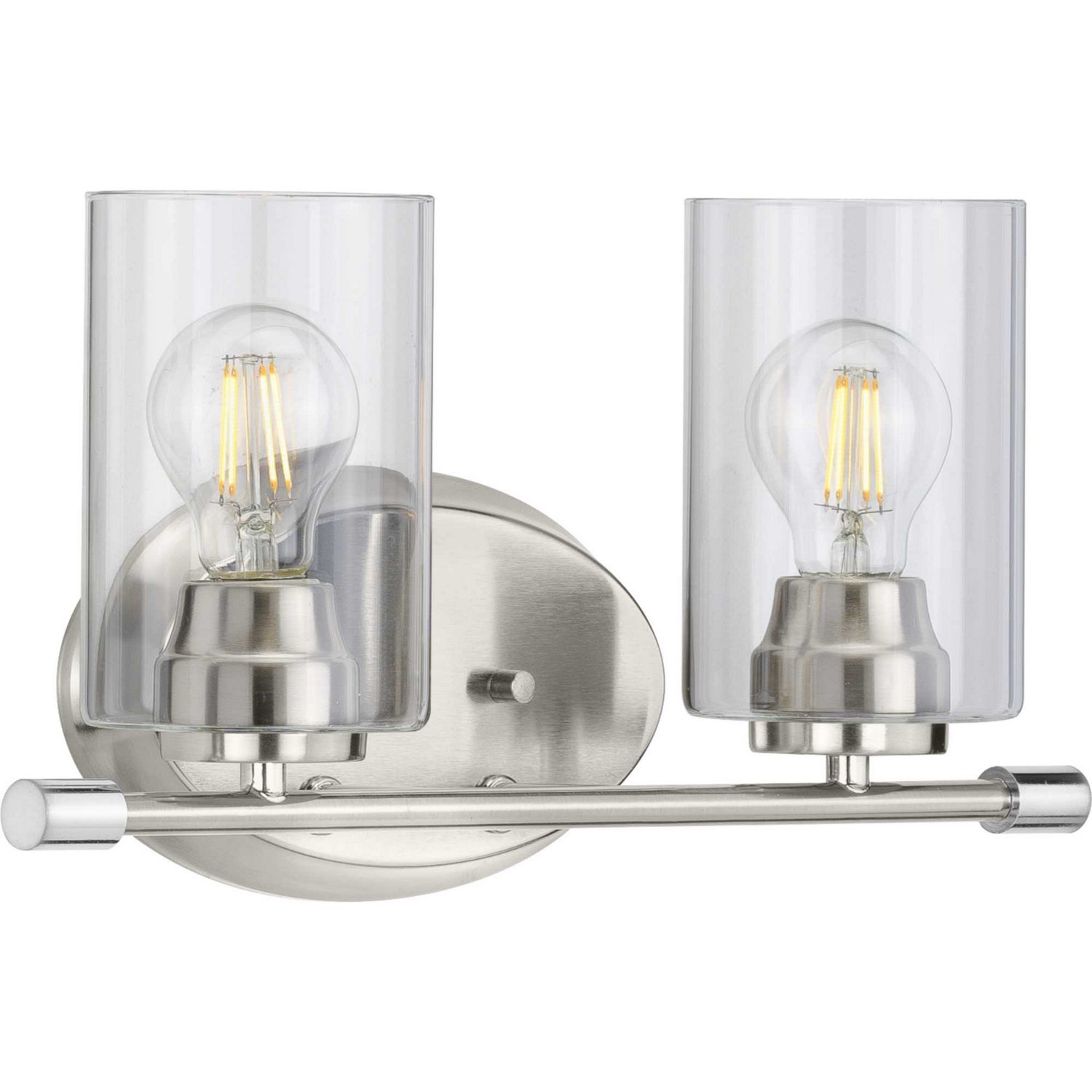 Progress Lighting - P300277-009 - Two Light Bath - Riley - Brushed Nickel