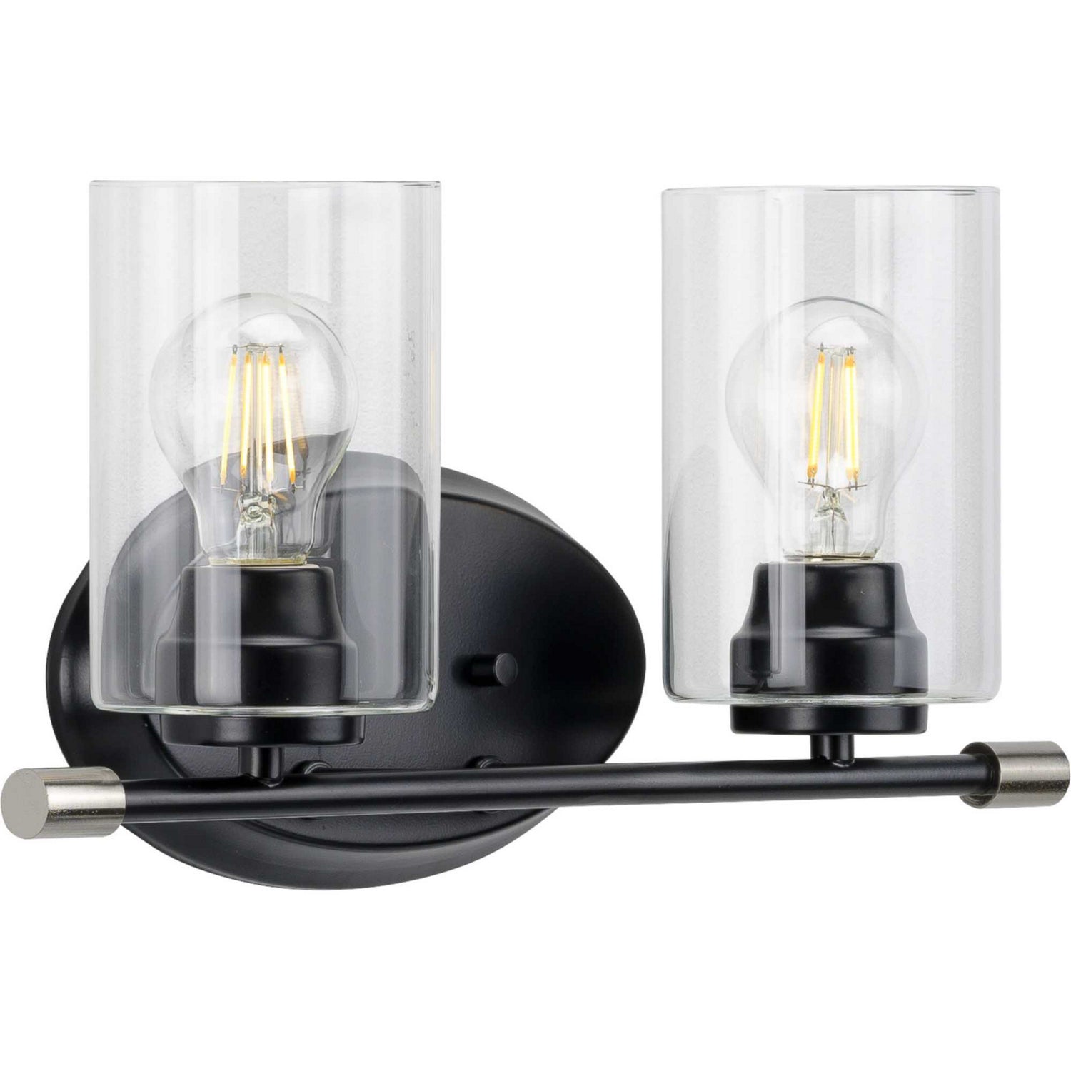 Progress Lighting - P300277-031 - Two Light Bath - Riley - Black