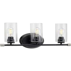 Progress Lighting - P300278-031 - Three Light Bath - Riley - Black