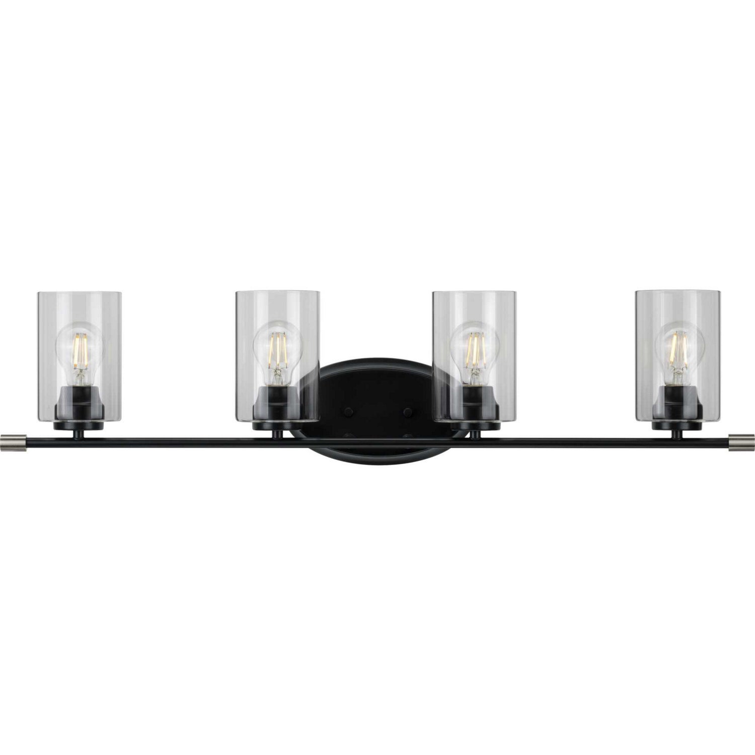 Progress Lighting - P300279-031 - Four Light Bath - Riley - Black