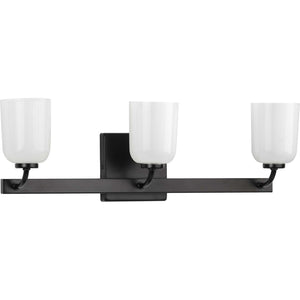 Progress Lighting - P300282-031 - Three Light Bath - Moore - Matte Black