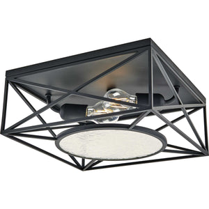 Progress Lighting - P350159-031 - Two Light Flush Mount - Cumberland - Matte Black