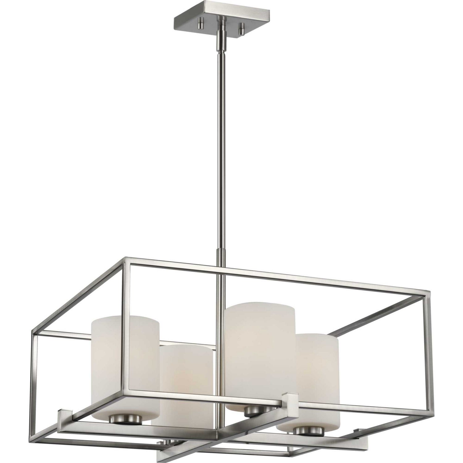 Progress Lighting - P400226-009 - Four Light Chandelier - Chadwick - Brushed Nickel