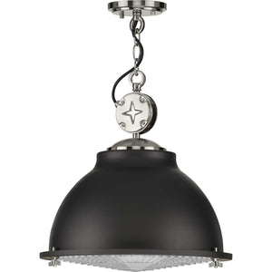 Progress Lighting - P500212-143 - One Light Pendant - Medal - Graphite