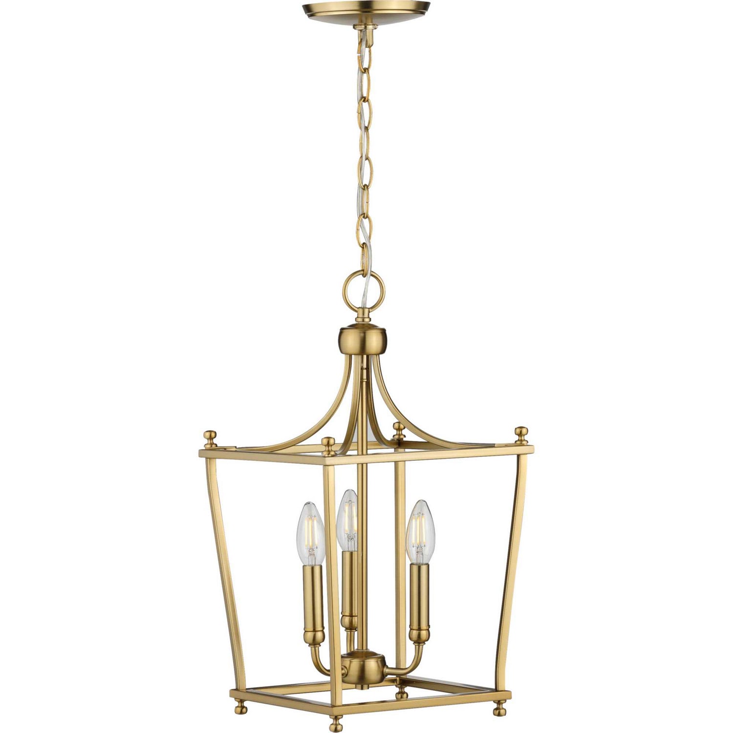 Progress Lighting - P500213-109 - Three Light Foyer Pendant - Parkhurst - Brushed Bronze