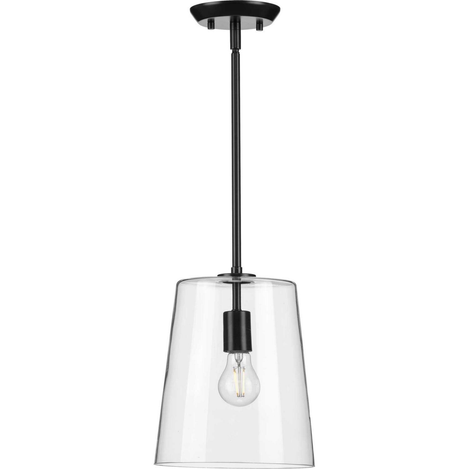 Progress Lighting - P500241-031 - One Light Pendant - Clarion - Black