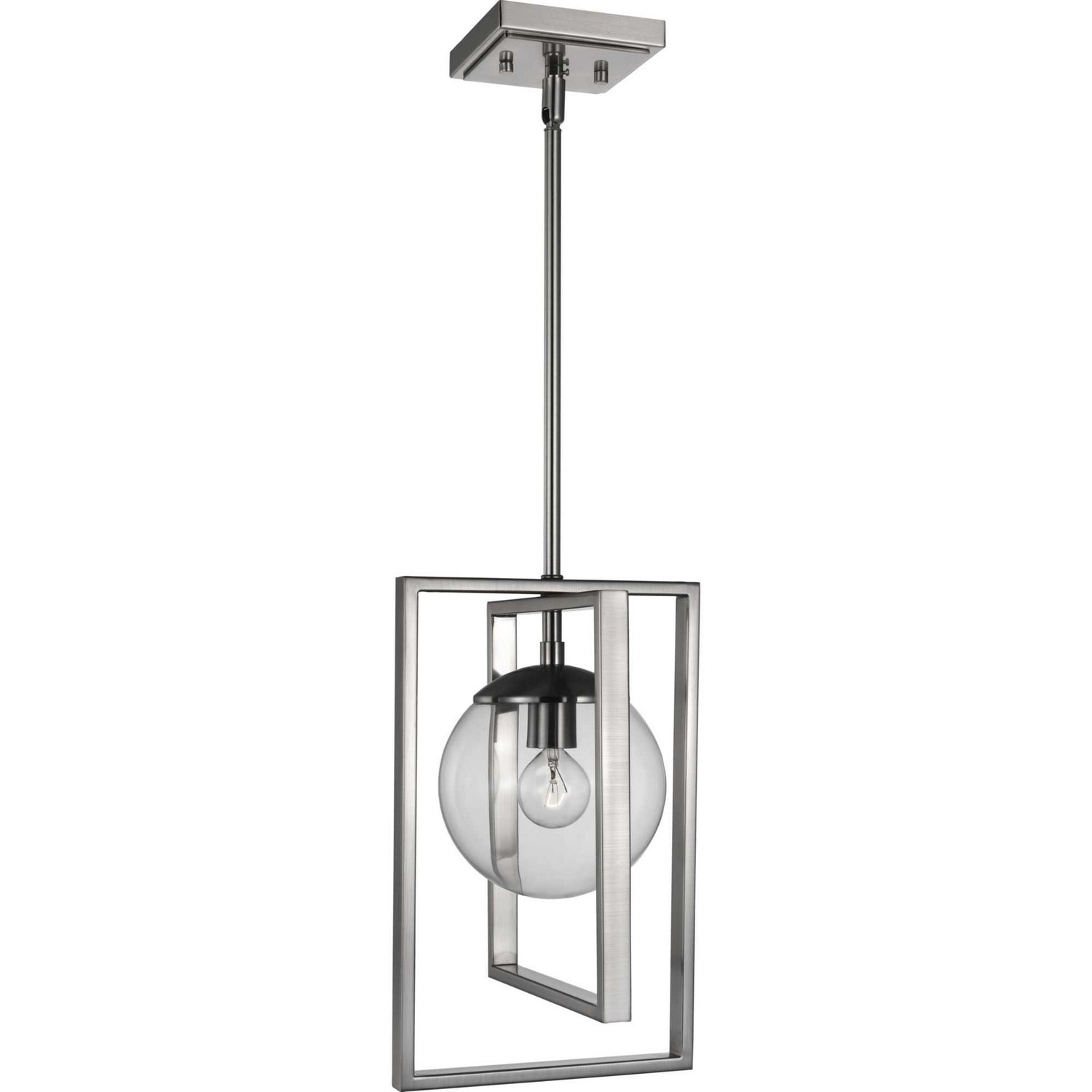 Progress Lighting - P500283-009 - One Light Pendant - Atwell - Brushed Nickel