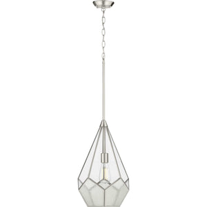 Progress Lighting - P5319-09 - One Light Pendant - Cinq - Brushed Nickel