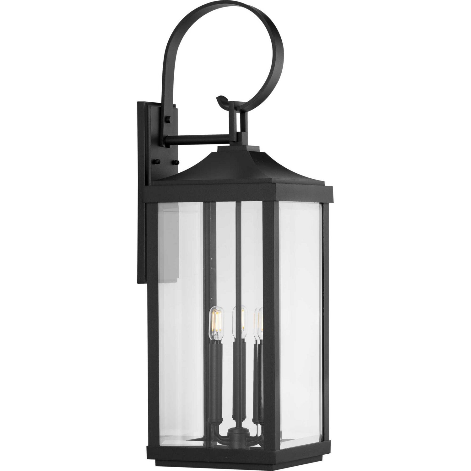 Progress Lighting - P560023-031 - Three Light Wall Lantern - Gibbes Street - Black