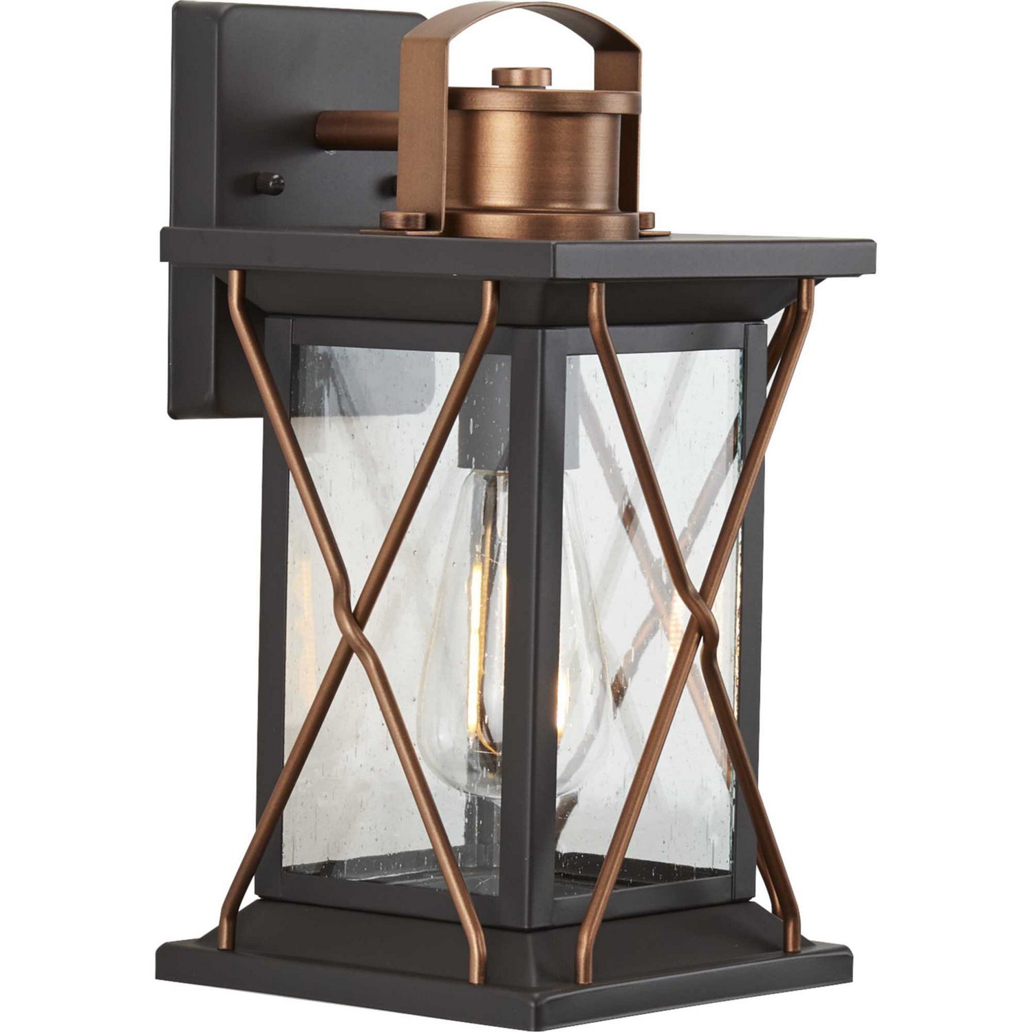 Progress Lighting - P560156-020 - One Light Wall Lantern - Barlowe - Antique Bronze