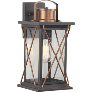 Progress Lighting - P560157-020 - One Light Wall Lantern - Barlowe - Antique Bronze