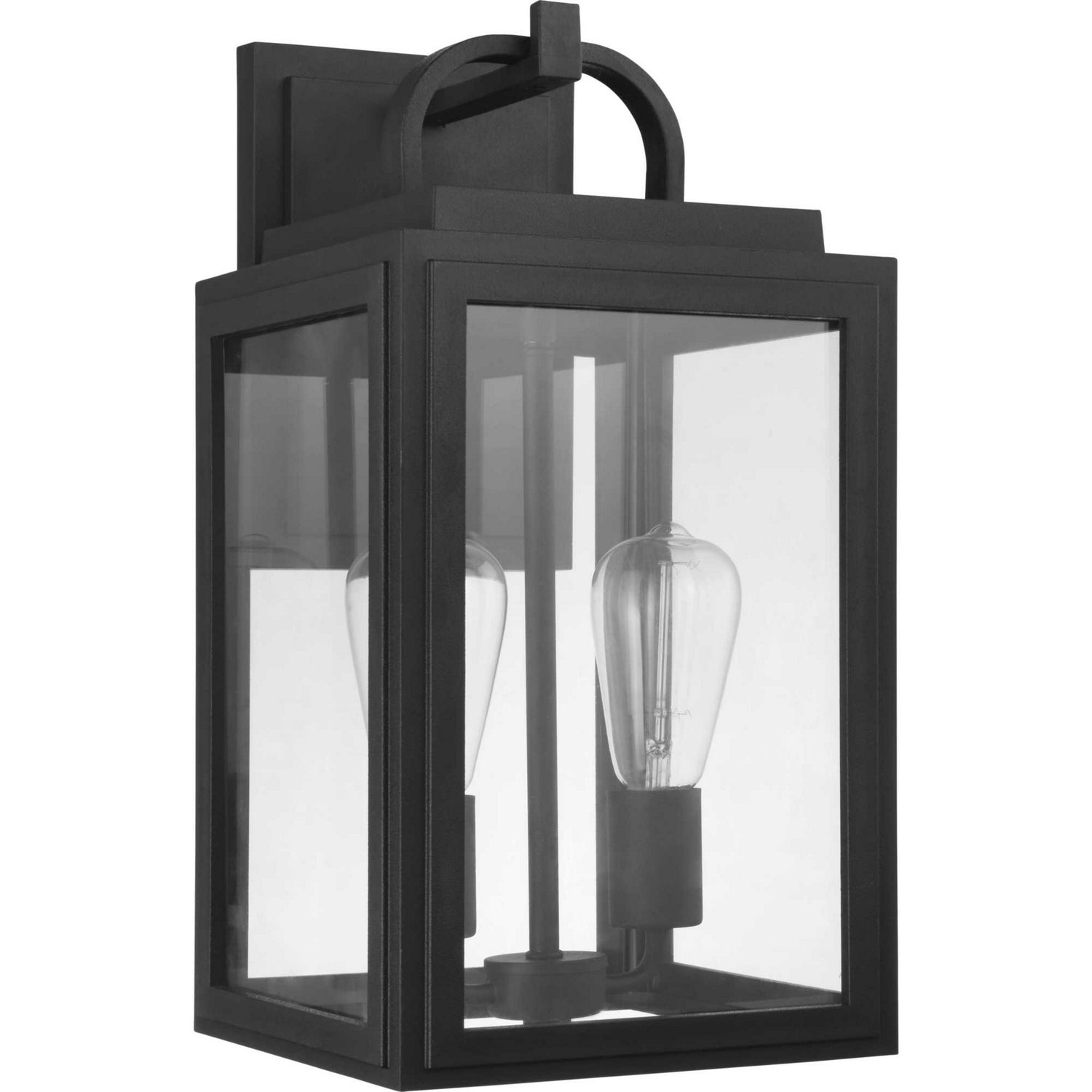 Progress Lighting - P560176-031 - Two Light Wall Lantern - Grandbury - Black