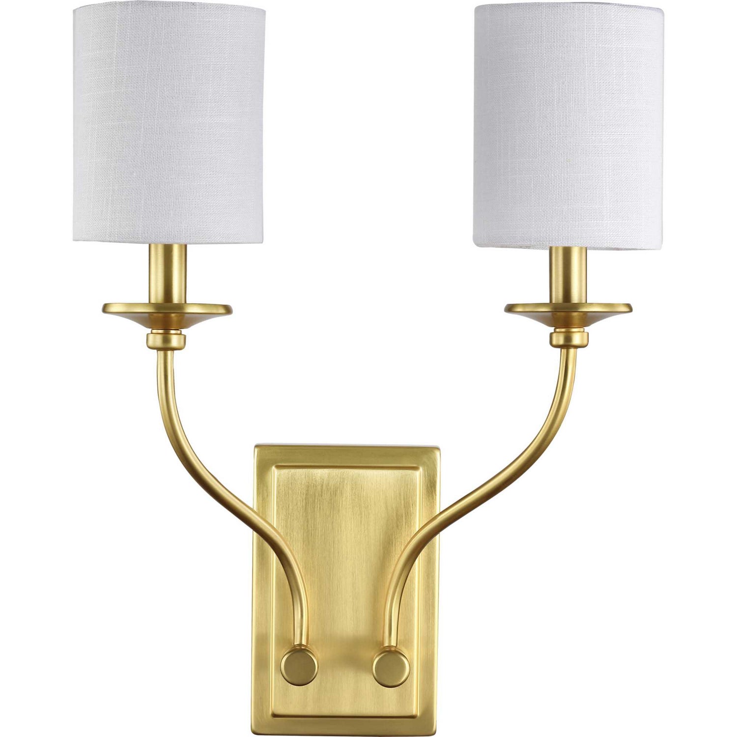 Progress Lighting - P710019-012 - Two Light Wall Sconce - Bonita - Satin Brass