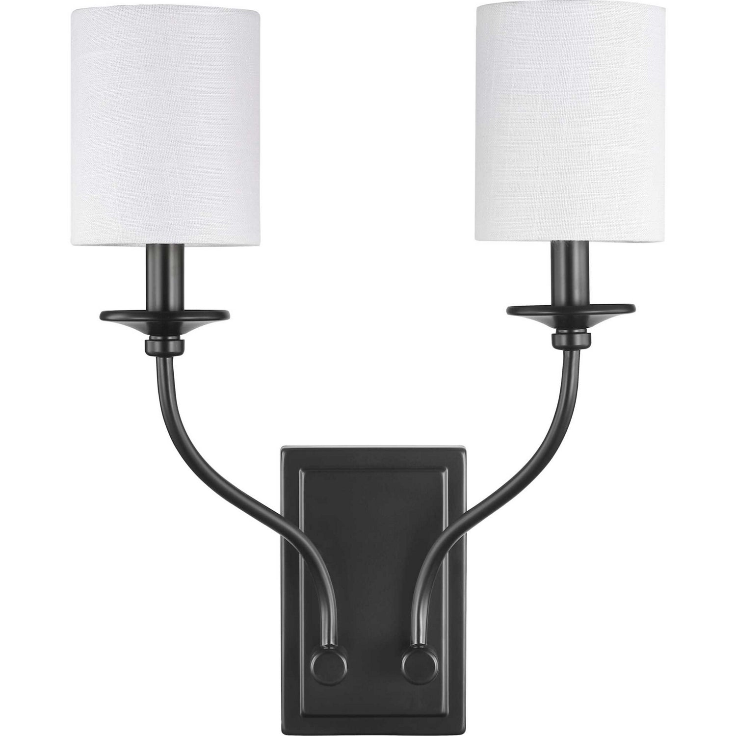 Progress Lighting - P710019-031 - Two Light Wall Sconce - Bonita - Black