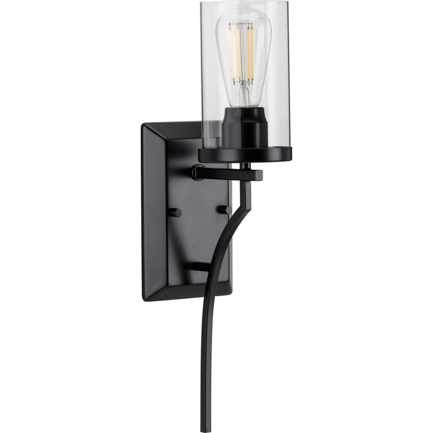 Progress Lighting - P710073-031 - One Light Wall Bracket - Lassiter - Black