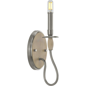 Progress Lighting - P710074-009 - One Light Wall Bracket - Durrell - Brushed Nickel