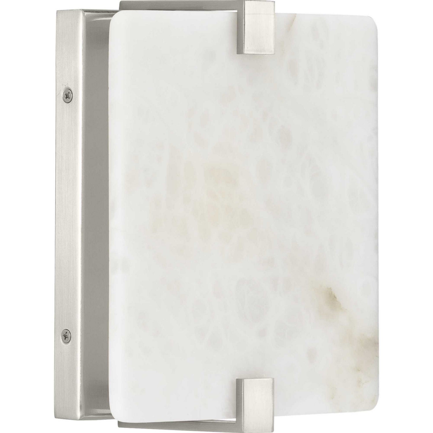 Progress Lighting - P710081-009-30 - LED Wall Sconce - Led Alabaster Stone - Brushed Nickel