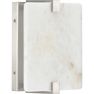 Progress Lighting - P710081-009-30 - LED Wall Sconce - Led Alabaster Stone - Brushed Nickel