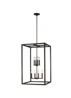 Generation Lighting. - 5134508EN-710 - Eight Light Hall / Foyer - Moffet Street - Bronze