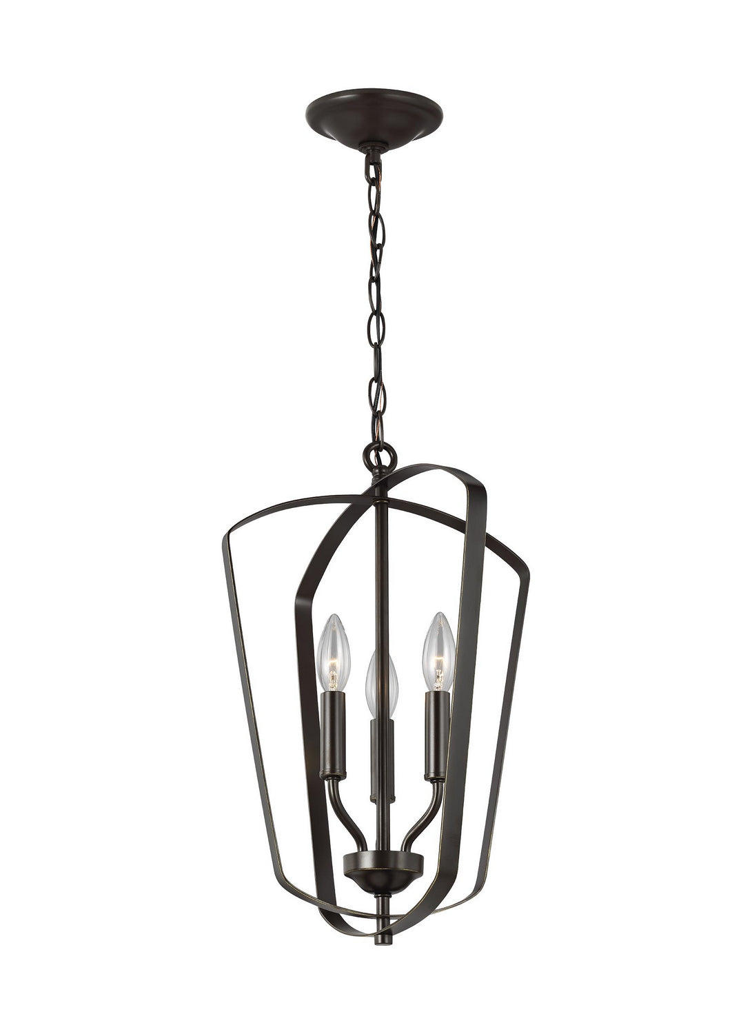 Generation Lighting. - 5134903-710 - Three Light Hall / Foyer Pendant - Romee - Bronze