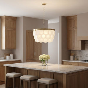 Visual Comfort Studio - 5202508-848 - Eight Light Pendant - Mellita - Satin Brass