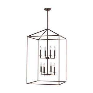 Generation Lighting. - 5315008-710 - Eight Light Hall / Foyer - Perryton - Bronze