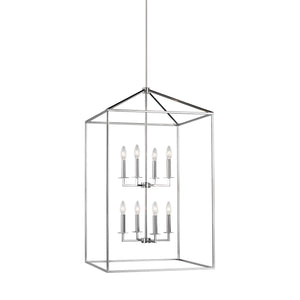 Generation Lighting. - 5315008EN-05 - Eight Light Hall / Foyer - Perryton - Chrome