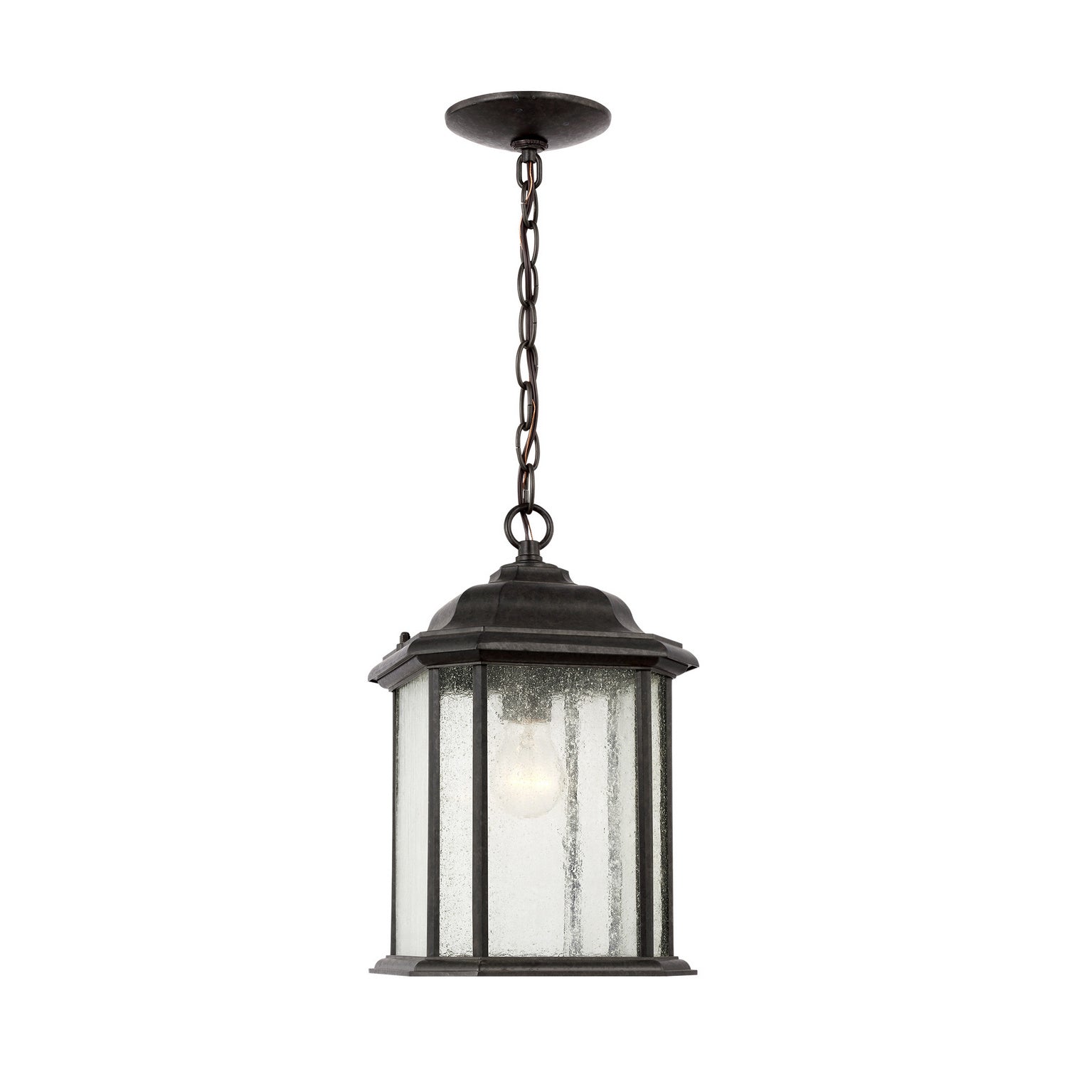 Generation Lighting. - 60031-746 - One Light Outdoor Pendant - Kent - Oxford Bronze