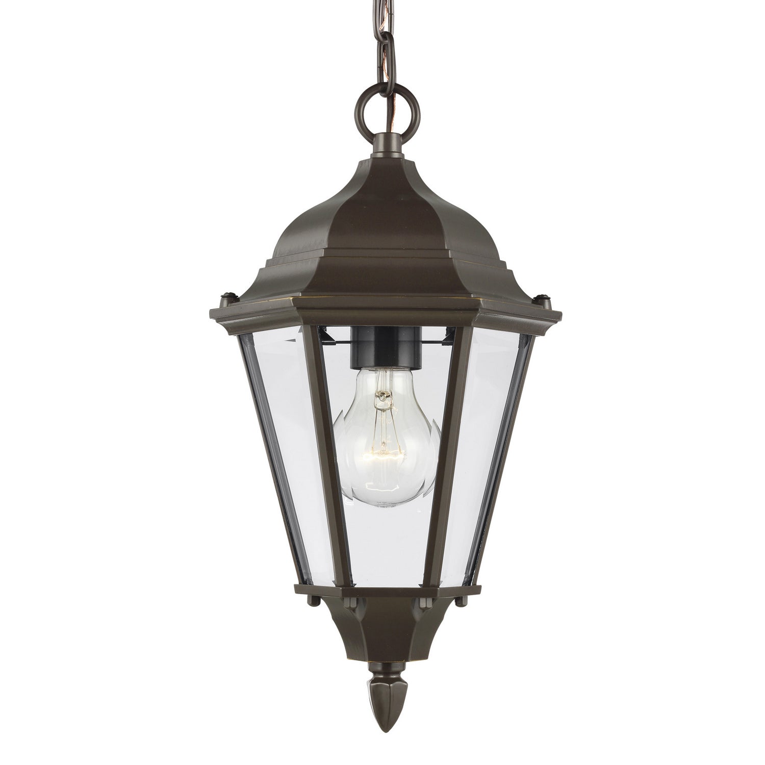 Generation Lighting. - 60938-71 - One Light Outdoor Pendant - Bakersville - Antique Bronze