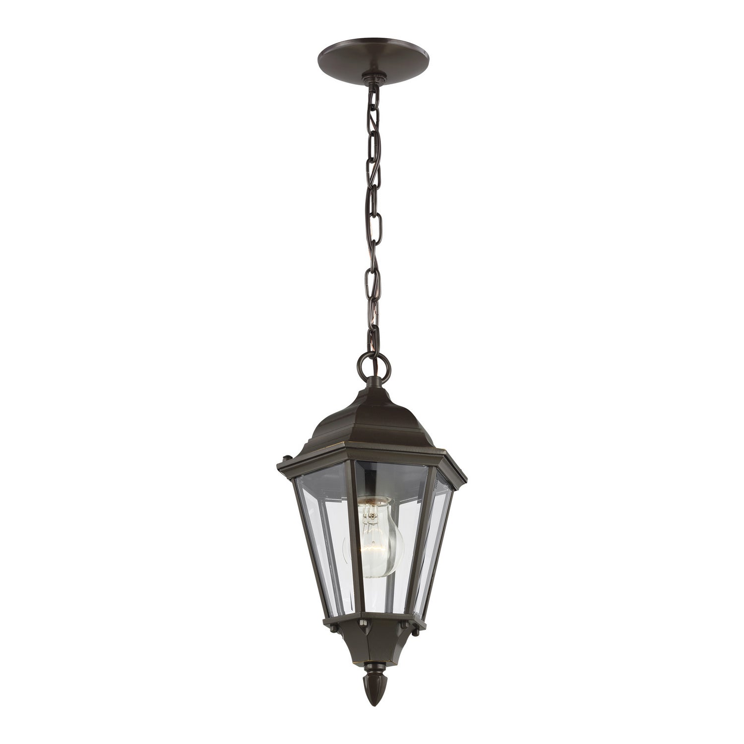 Generation Lighting. - 60938-71 - One Light Outdoor Pendant - Bakersville - Antique Bronze