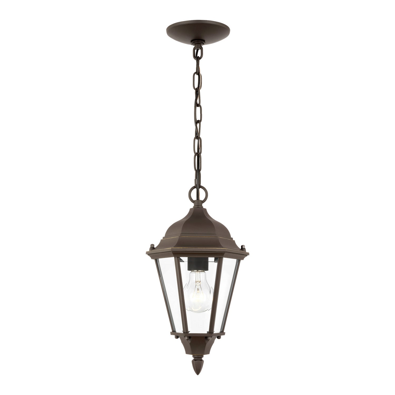 Generation Lighting. - 60938-71 - One Light Outdoor Pendant - Bakersville - Antique Bronze