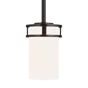 Generation Lighting. - 6121601-710 - One Light Mini-Pendant - Robie - Bronze