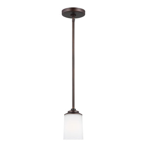 Generation Lighting. - 6130701-710 - One Light Mini-Pendant - Kemal - Bronze