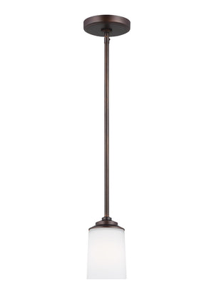 Generation Lighting. - 6130701EN3-710 - One Light Mini-Pendant - Kemal - Bronze